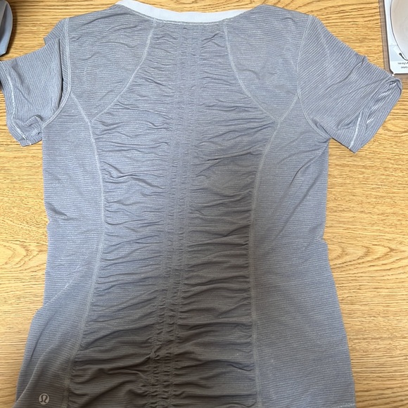 Lululemon shirt, approximately M, no tag but measurements shown. - Picture 3 of 7